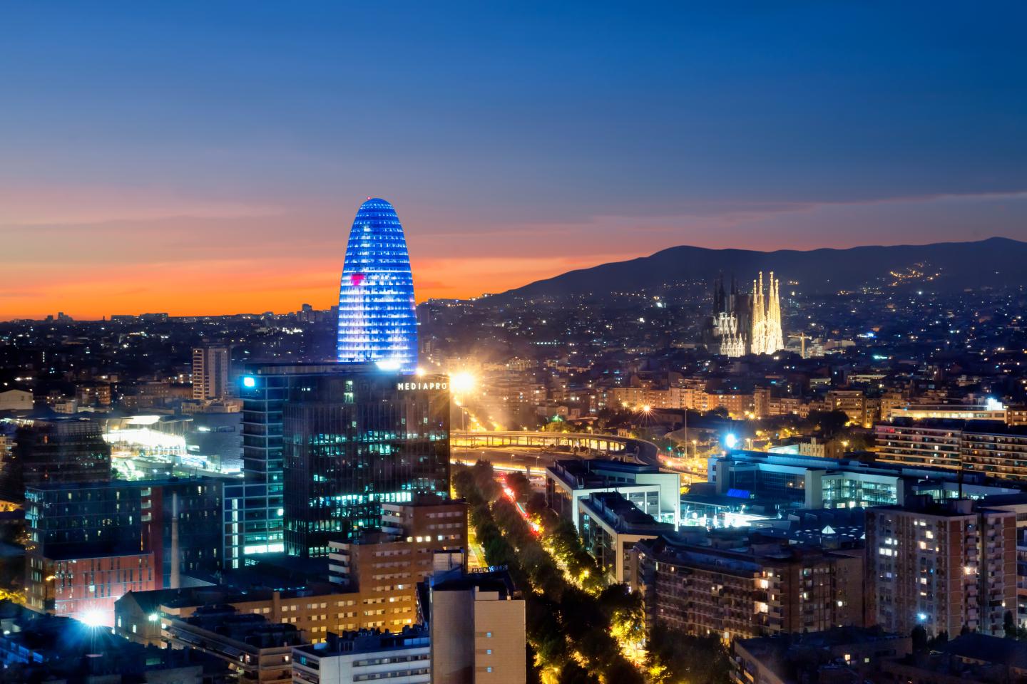 Barcelona skyline