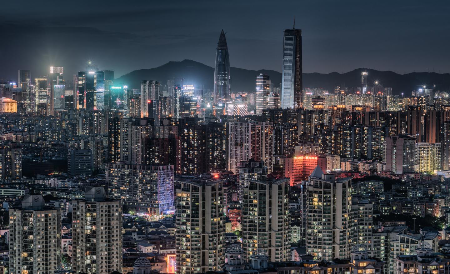 Night of nanshan，Shenzhen City
