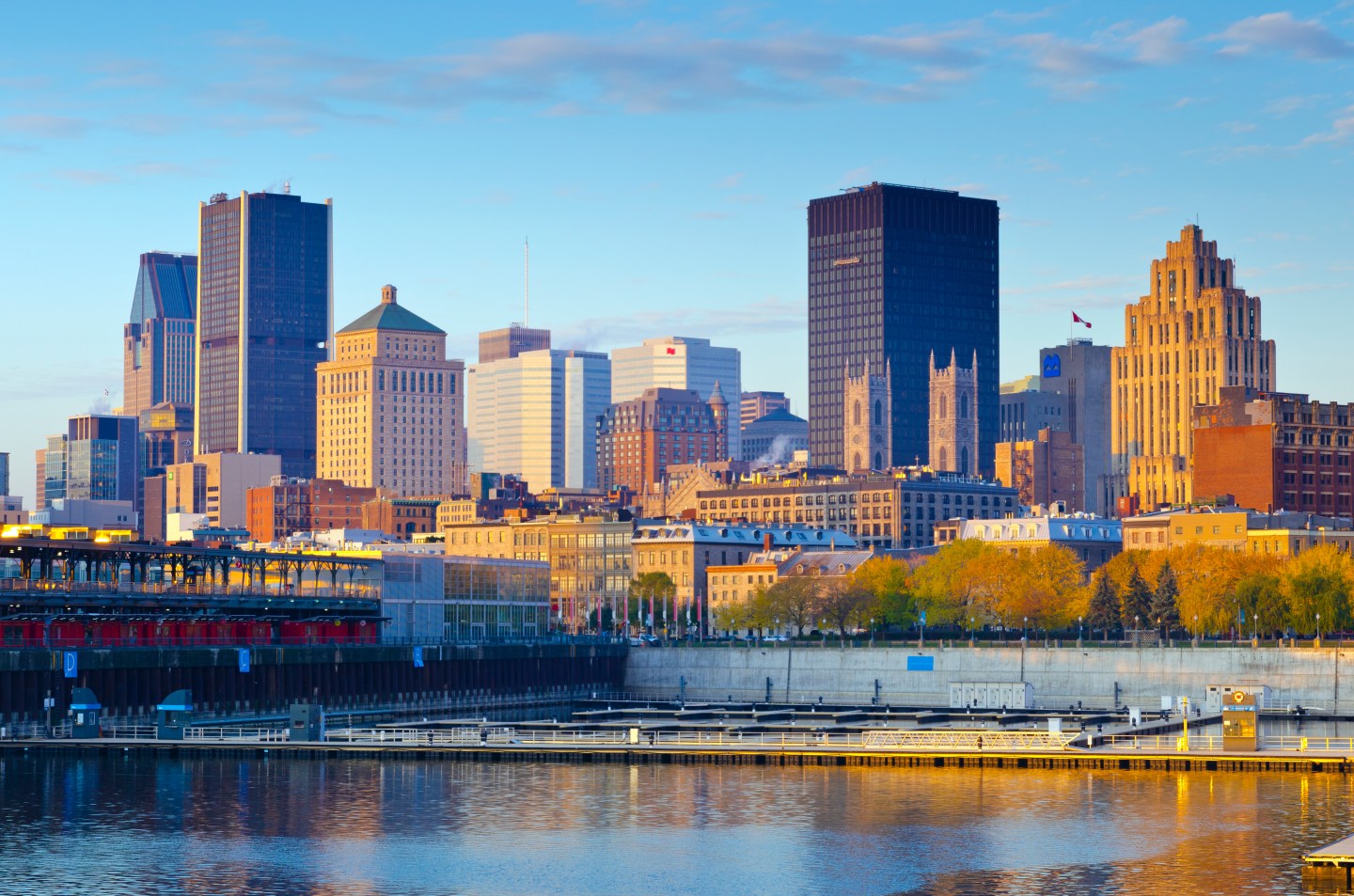 Montreal, Old Port and Modern Skyline
