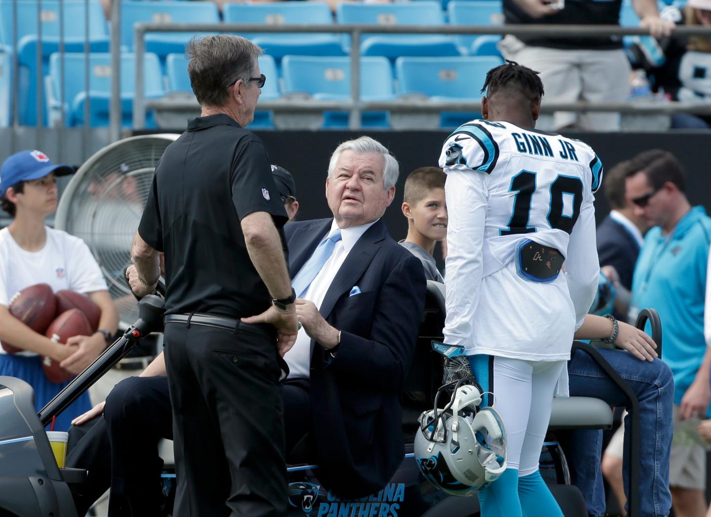 Jerry Richardson, Ted Ginn