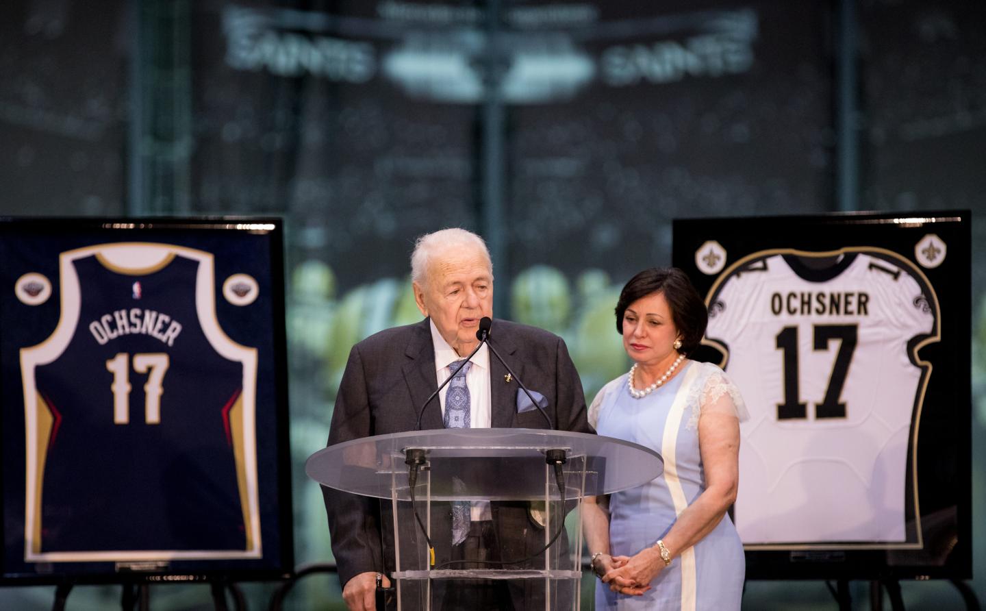 NFL: JUL 26 Saints and Pelicans Press Conference