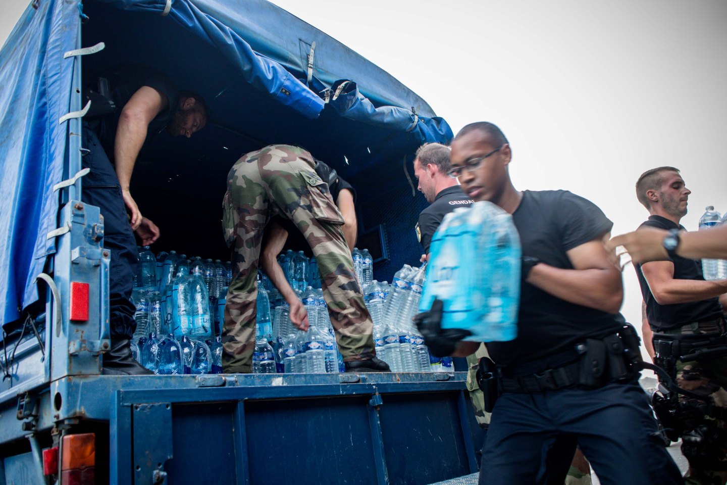French Caribbean Islands After The Passage Of Hurricane Irma