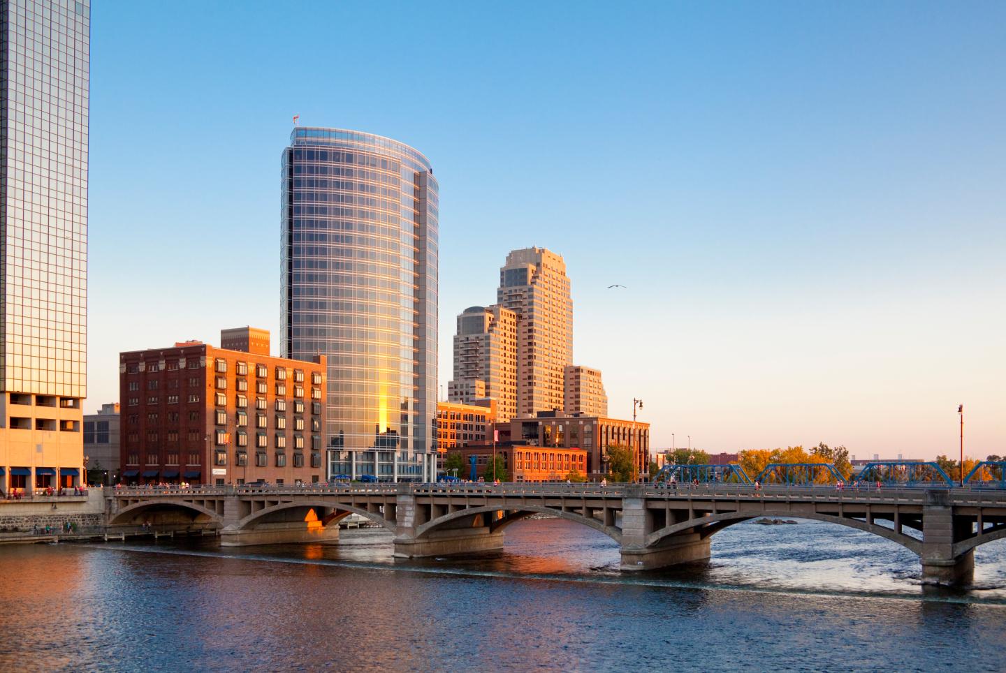 Skyline of Grand Rapids, Michigan