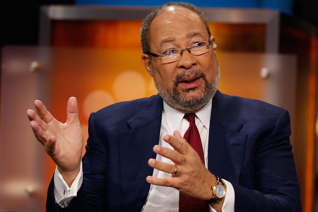 SQUAWK BOX -- Pictured: Richard "Dick" Parsons, former chairman of Citigroup and former chairman and CEO of Time Warner, in an interview on January 9, 2015 -- (Photo by: David A. Grogan/CNBC/NBCU Photo Bank)