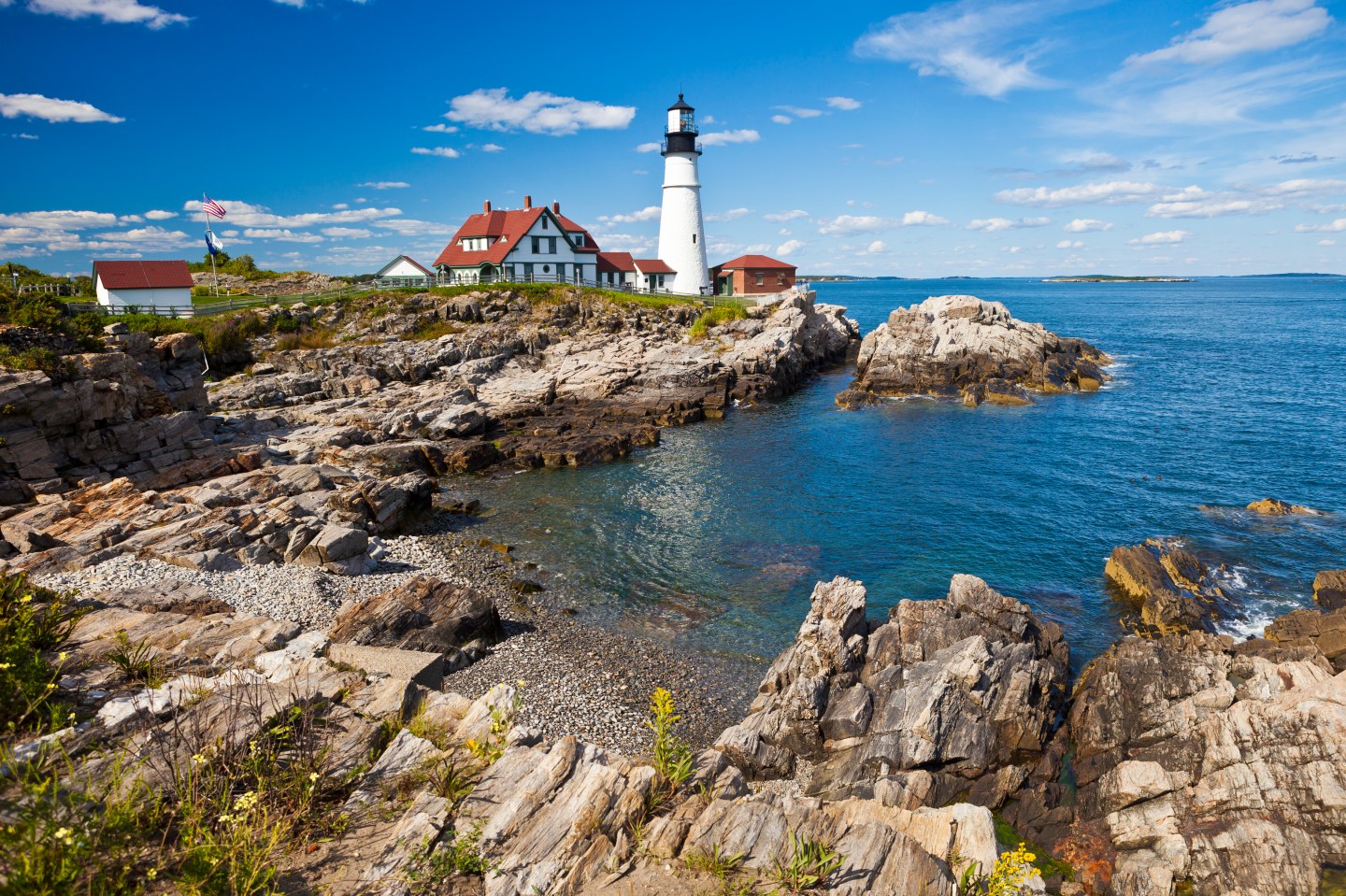 Portland Head Lighthouse In Maine, USA