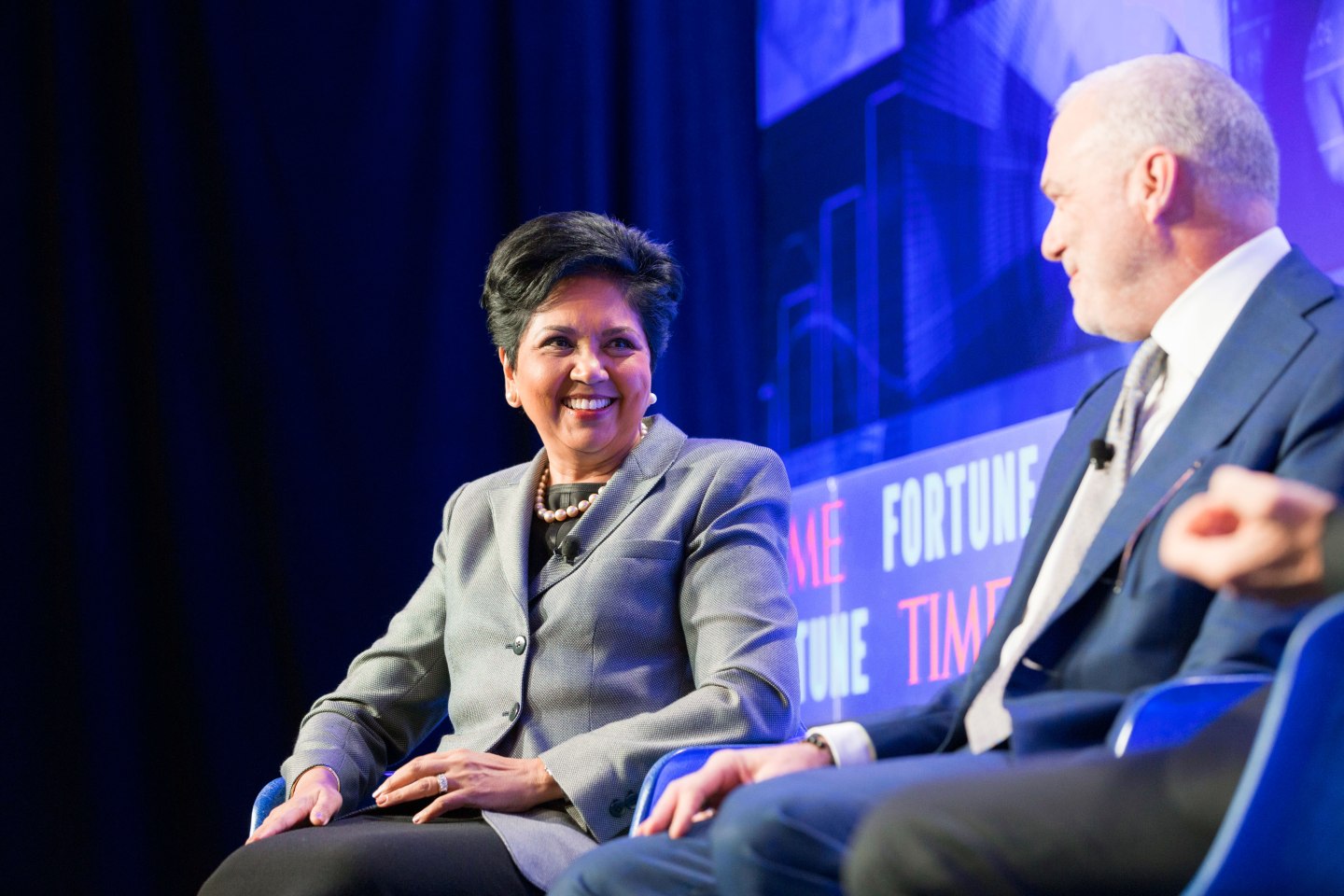 Indra Nooyi at the Fortune CEO Initiative 2017.