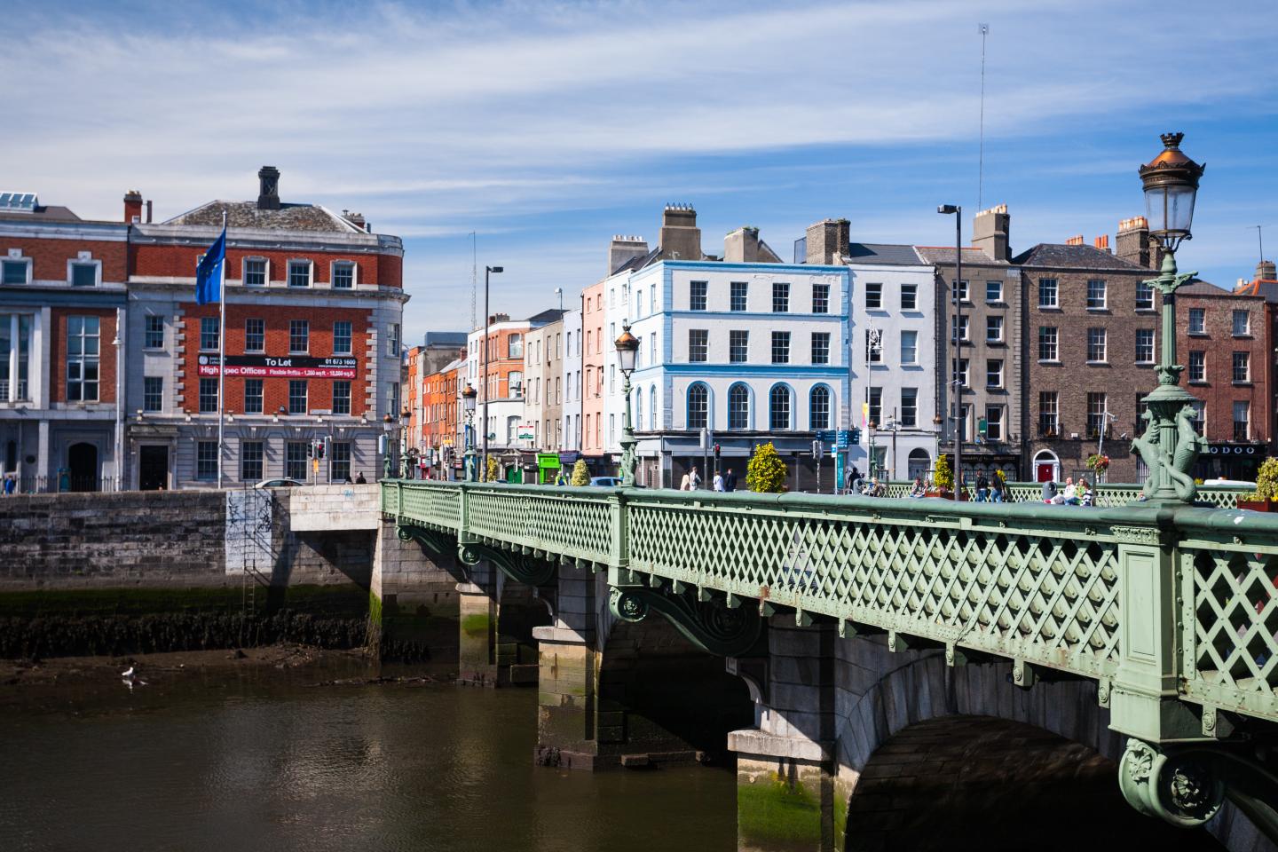 Grattan Bridge in Dublin City, Ireland