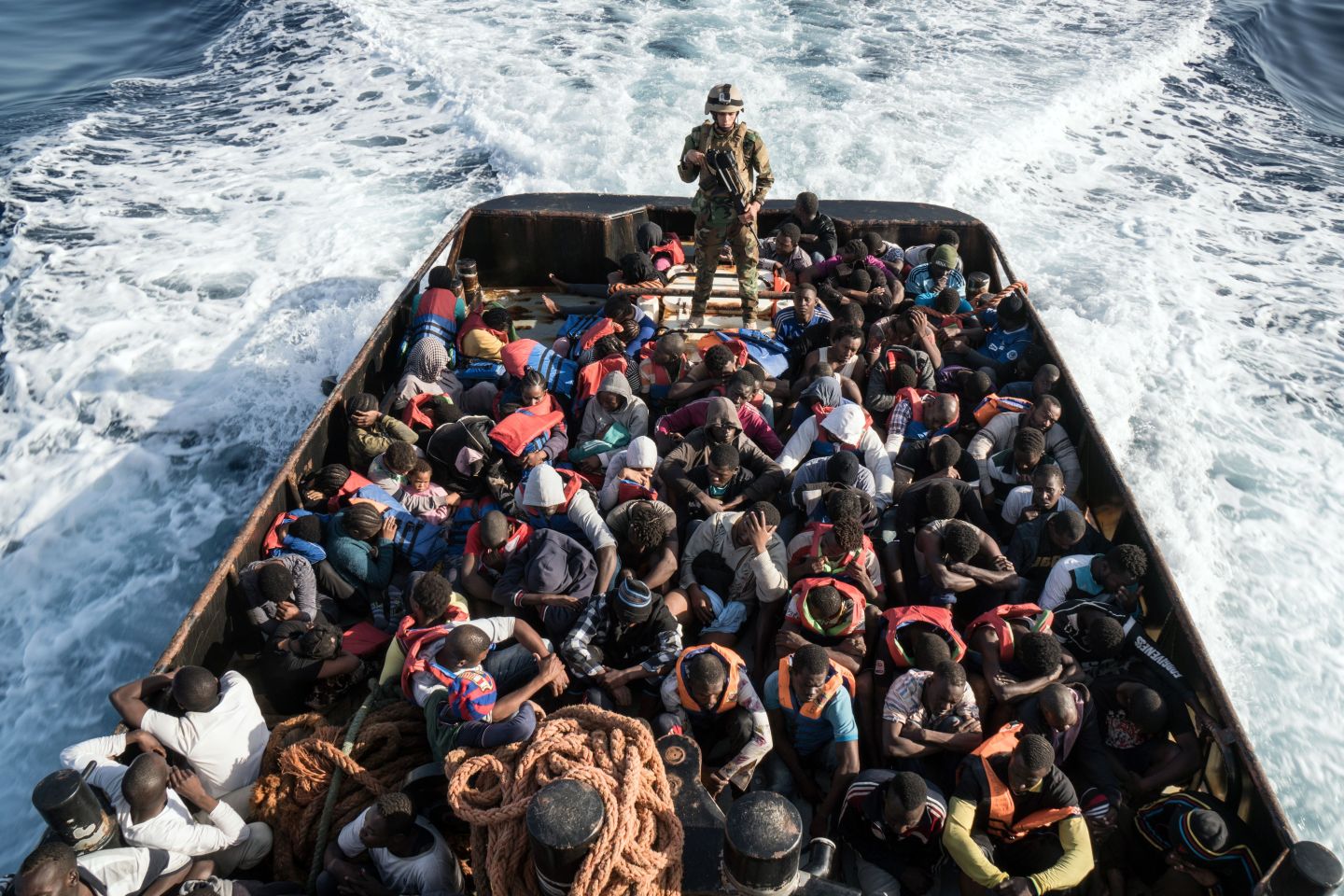 TOPSHOT-LIBYA-EUROPE-CONFLICT-MIGRANTS