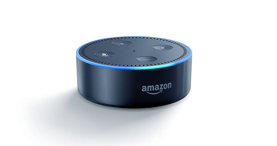 Amazon's A.I.-powered Echo Dot.