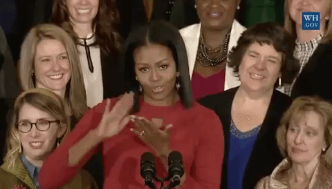 Michelle Obama signals money