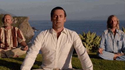 Don Draper Meditating Mad-Men