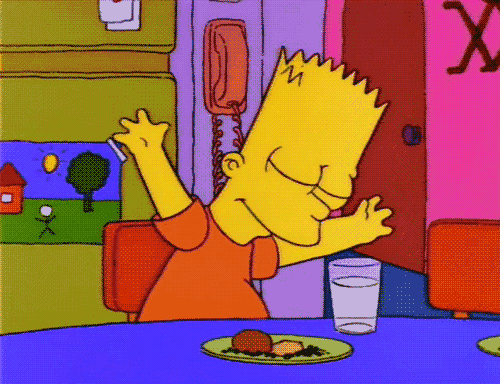 Bart Simpson dancing