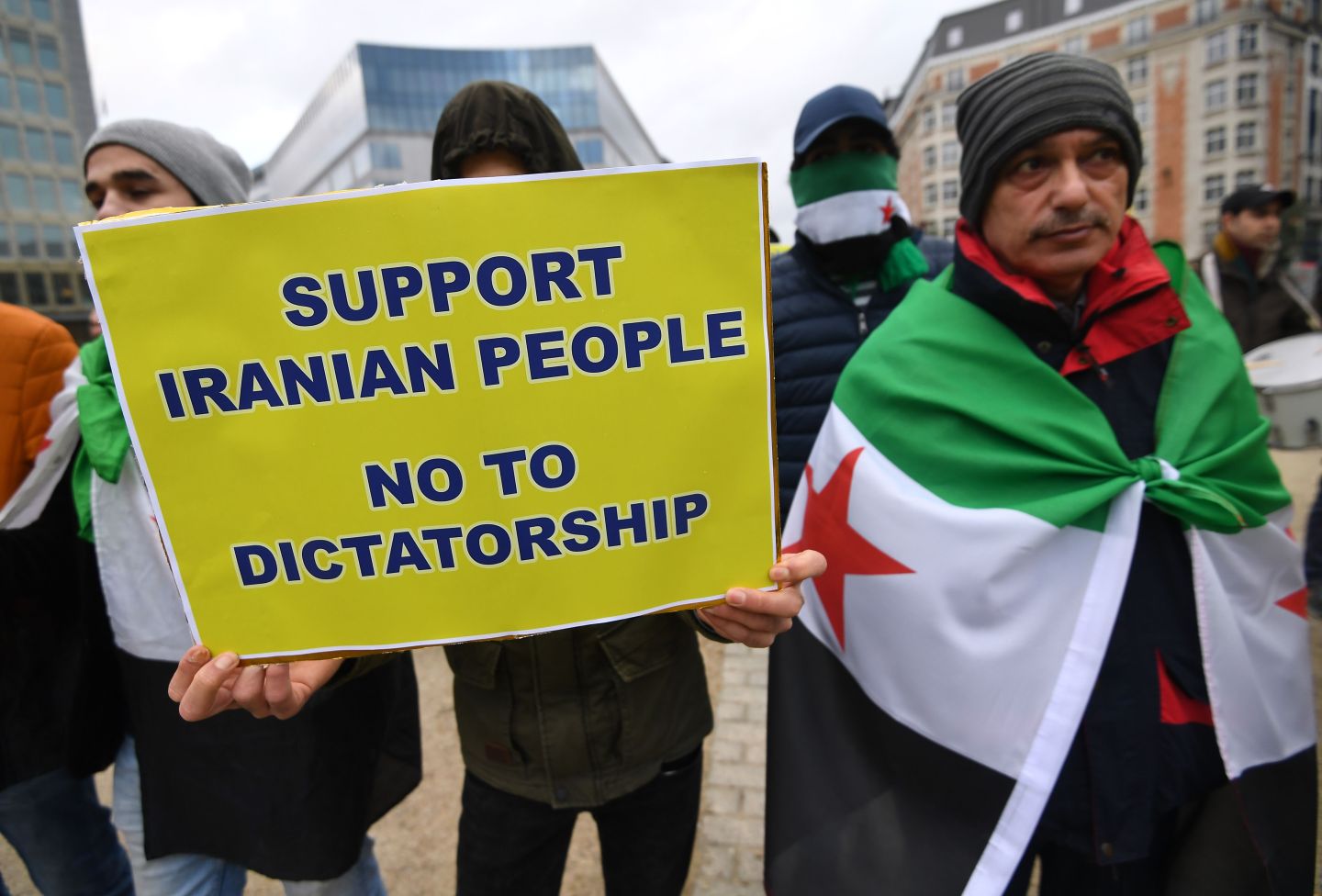 BELGIUM-IRAN-UNREST-DEMO