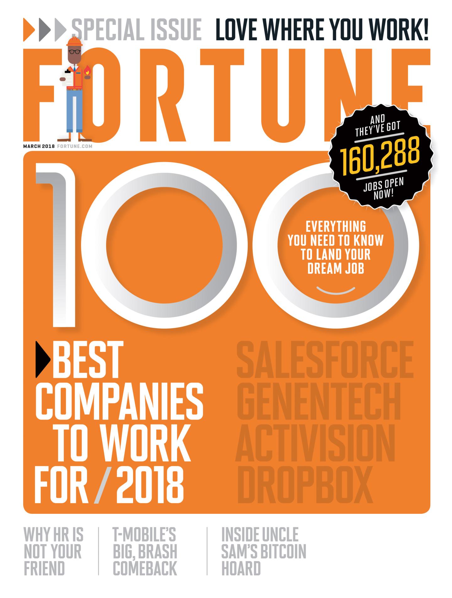 Fortune's March 2018 issue magazine cover