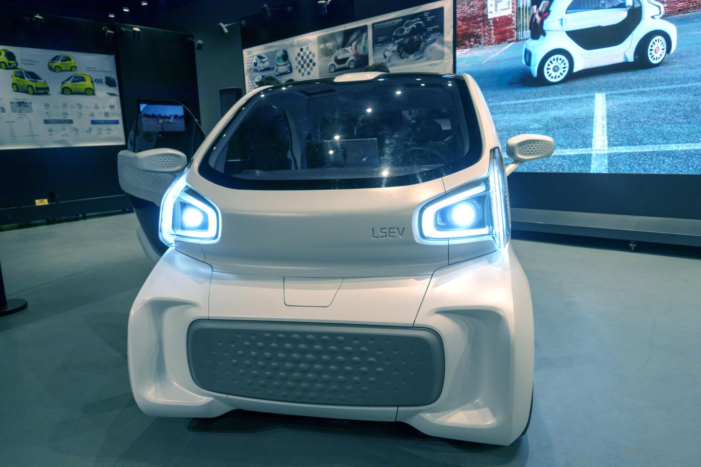 3D-printed Electric Car LSEV on display in Shanghai