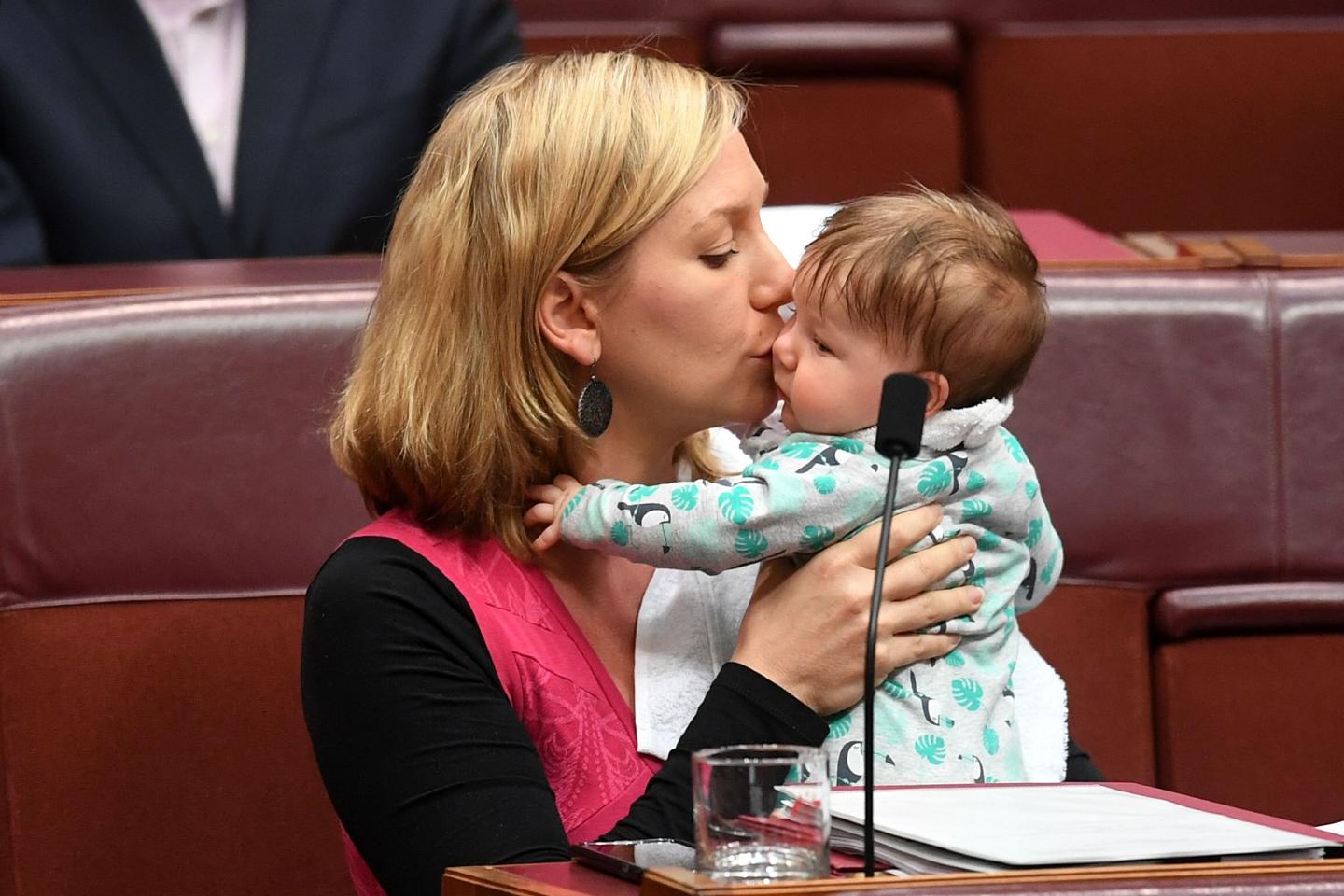 Australian Greens Senator Larissa Waters at Parliament House in Canberra, Australia - 22 Jun 2017