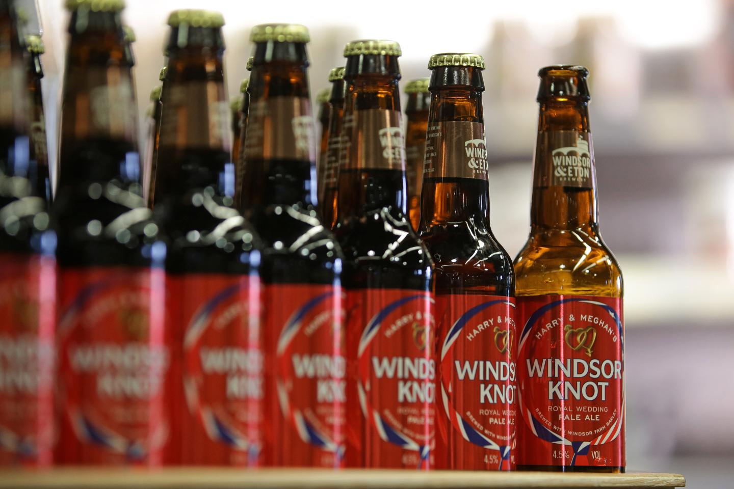 A Windsor Knot beer brewed to honor the Royal Wedding of Prince Harry and Meghan Markle