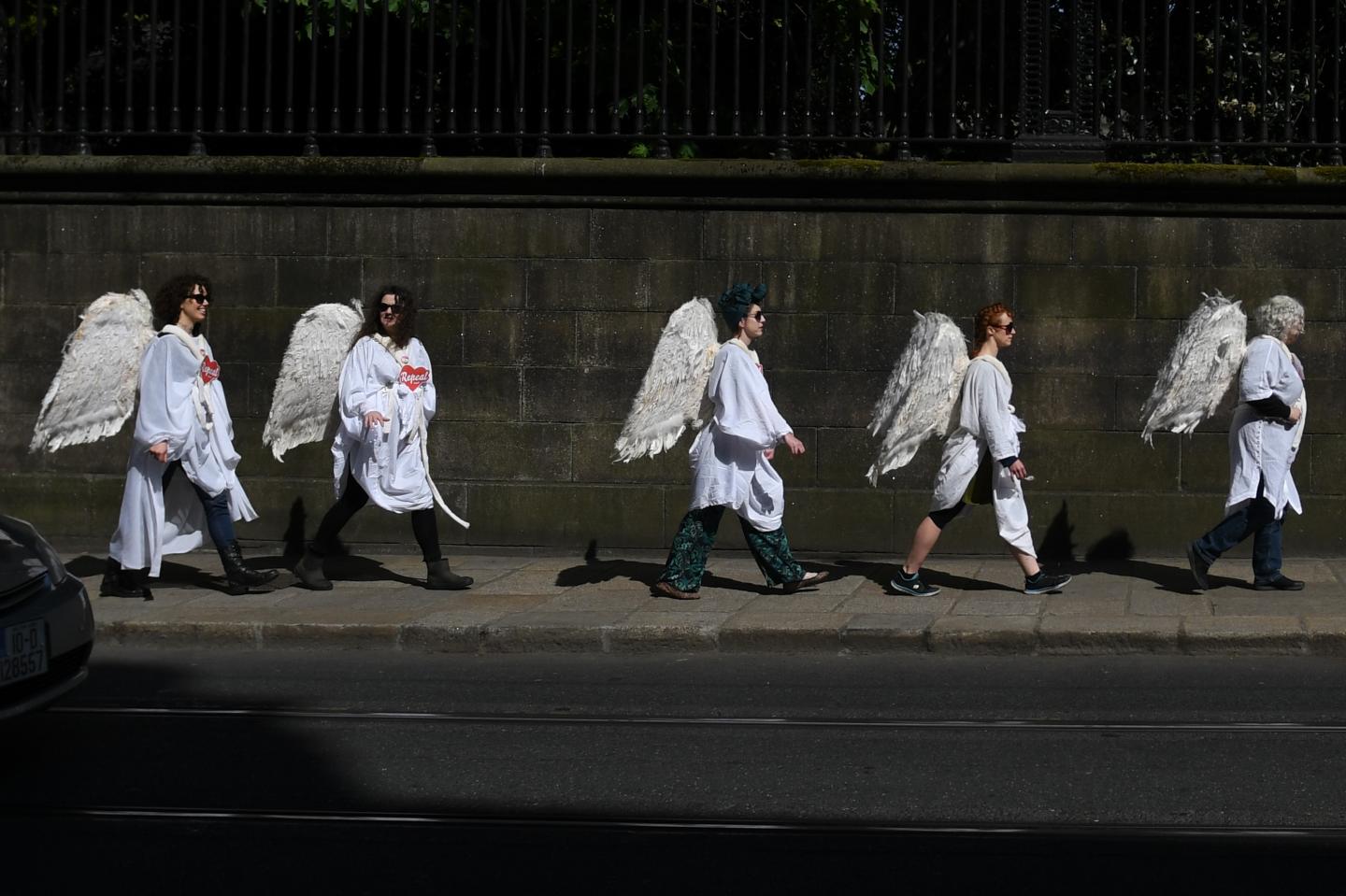 Yes advocates in Ireland abortion vote