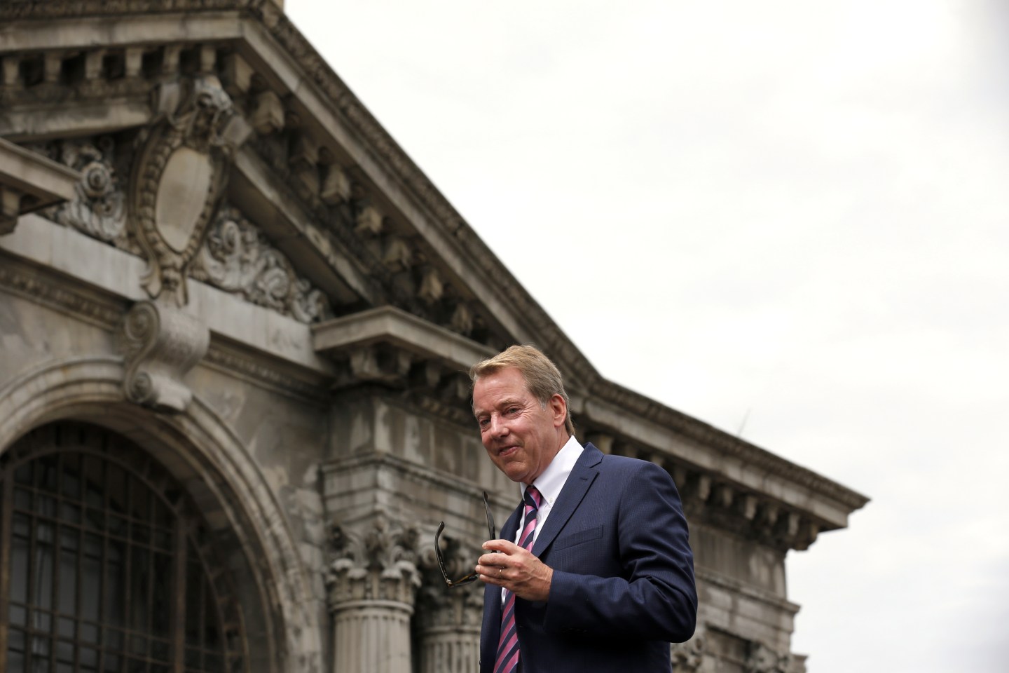 Ford Motor Co. Chairman Bill Ford And CEO Jim Hackett Announce Michigan Central Station Plans