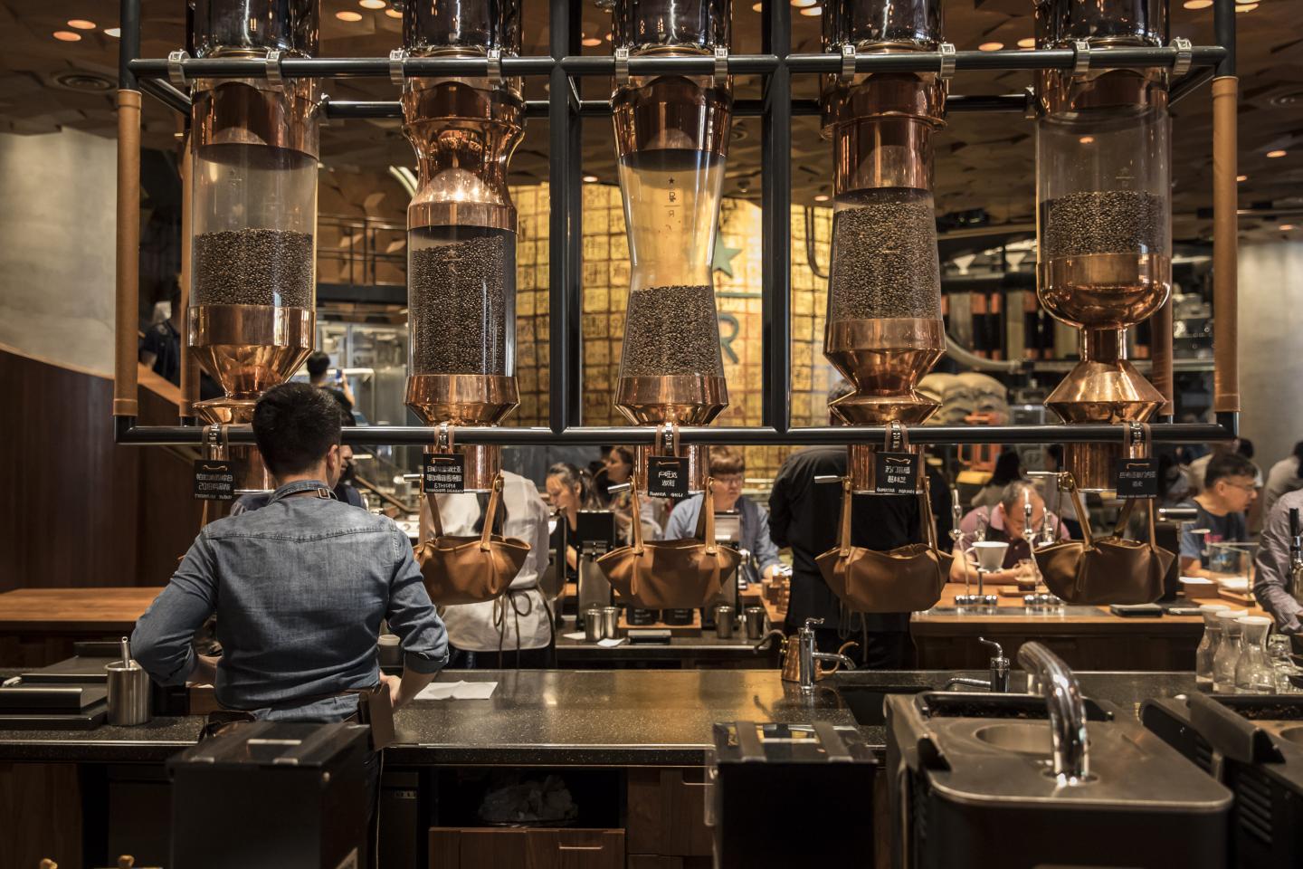Inside the Starbucks Reserve Roastery as Company Aims to Triple China Revenue