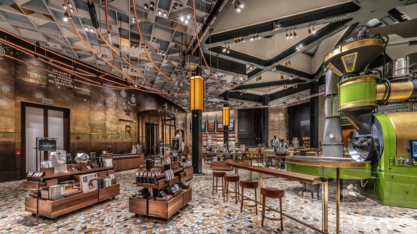 starbucks new cafe in milan