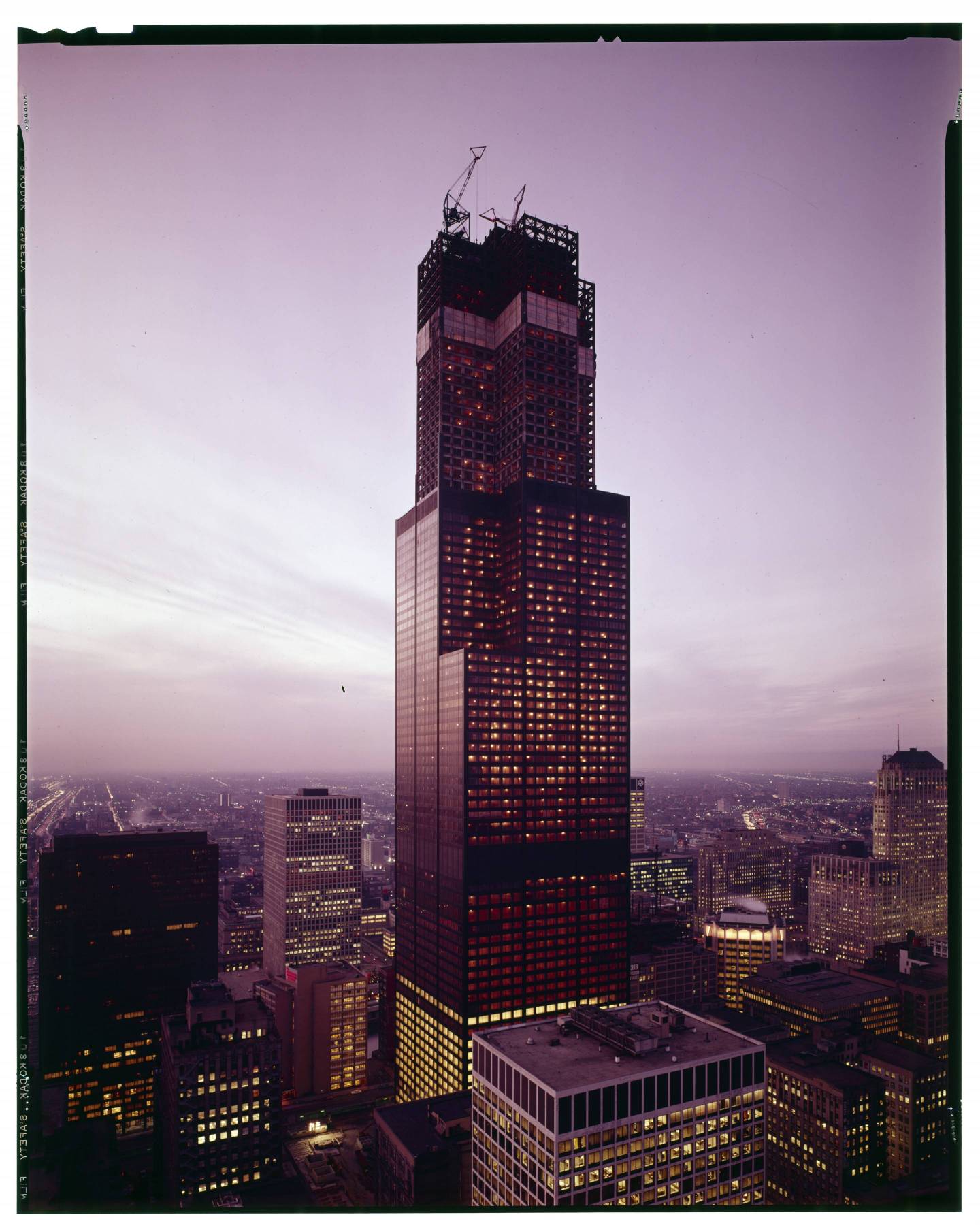 Sears Tower Under Construction