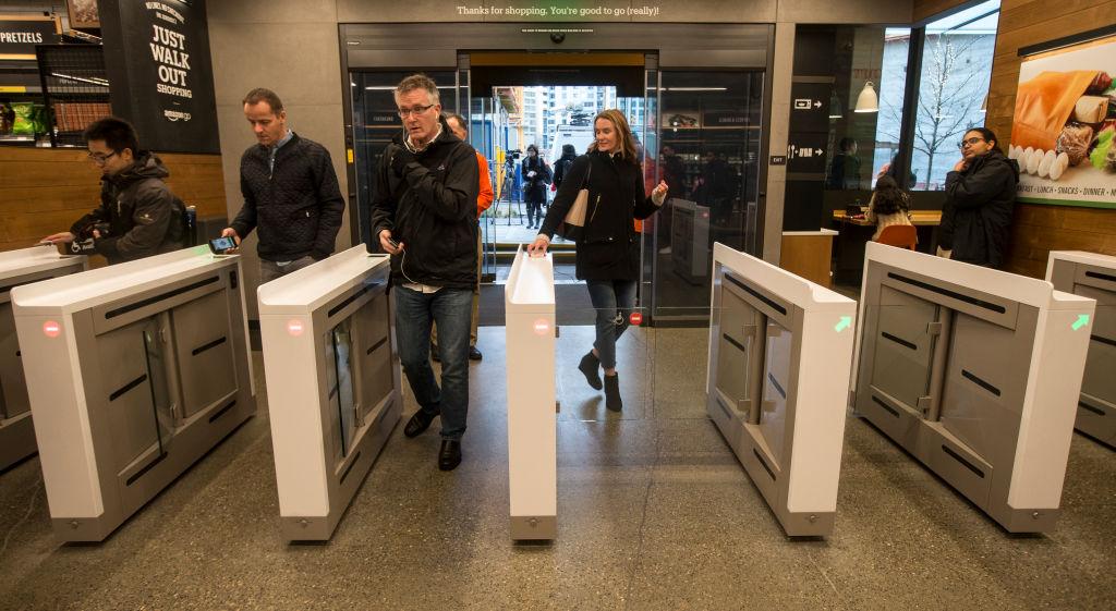 Amazon's cashierless technology has so far been limited to 'Go' stores with small footprints. 