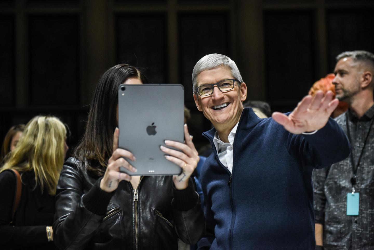 Apple Holds Launch Event In Brooklyn