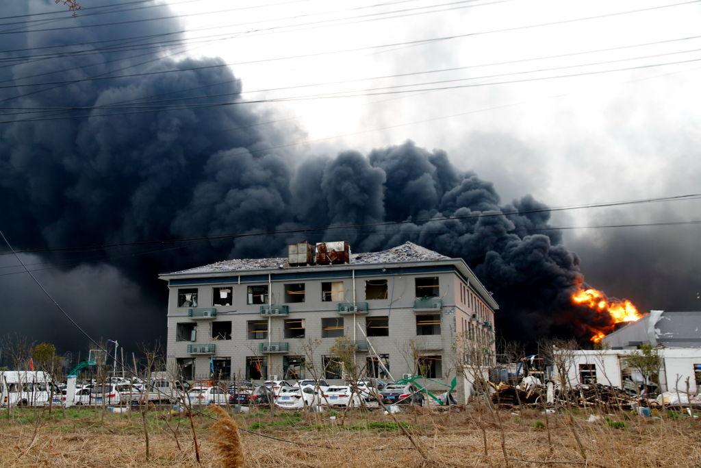Chemical Plant Pesticide Production Explods In Jiangsu, China