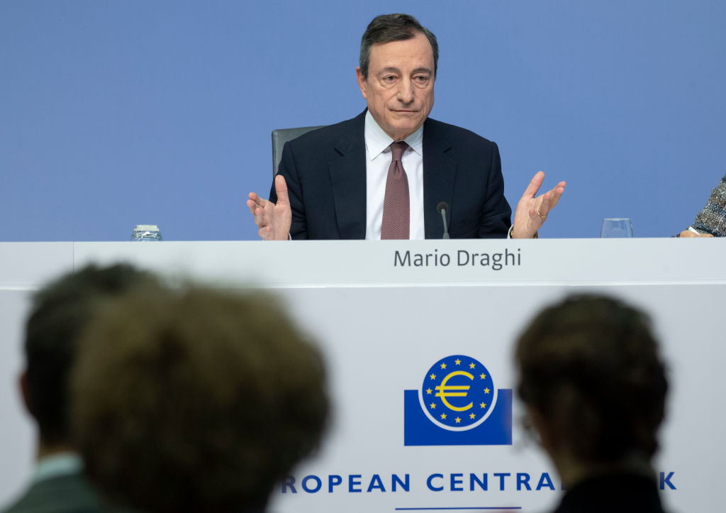 ECB Governing Council Meets As Eurozone Slumps