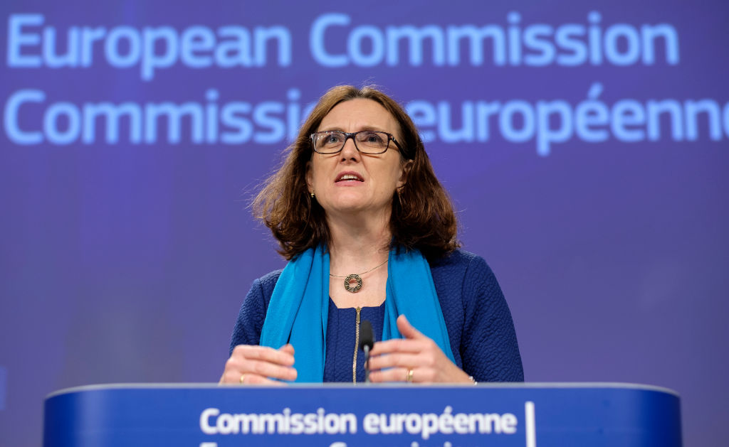 European Commissioner for Trade Cecilia Malmstrom