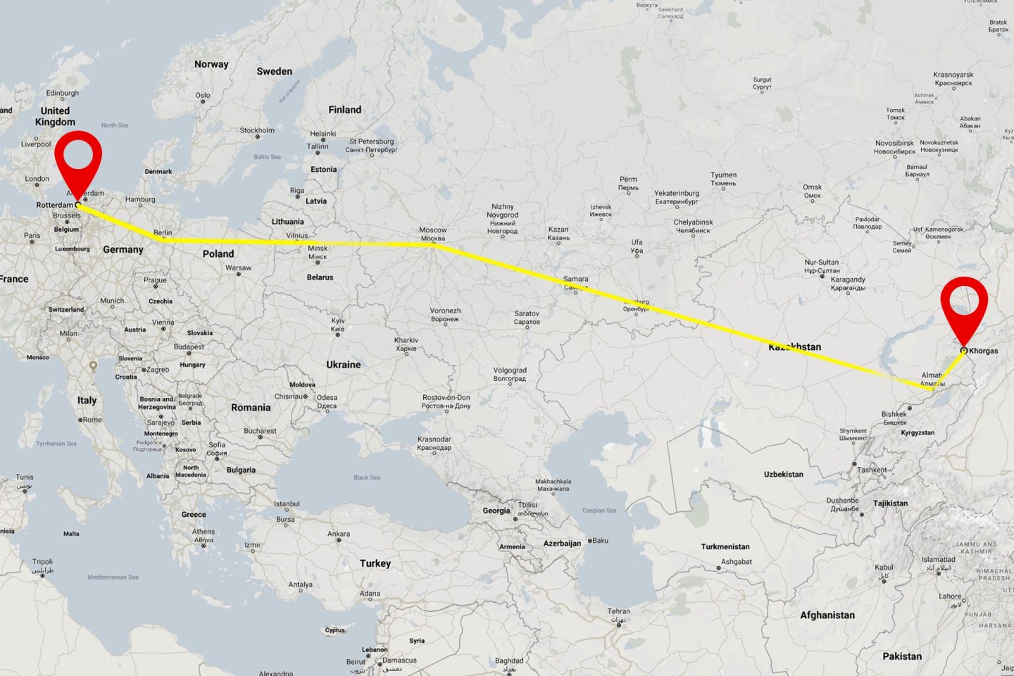 Siebe Alblas Road Trip truck map