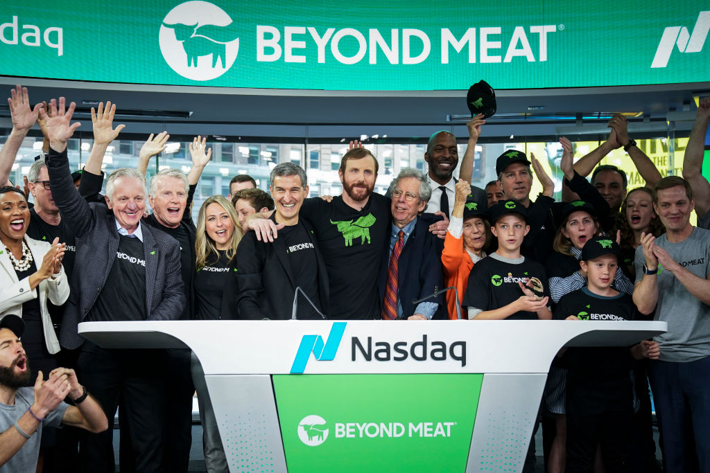 Meatless Burger Company Beyond Meat Goes Public On Nasdaq Exchange