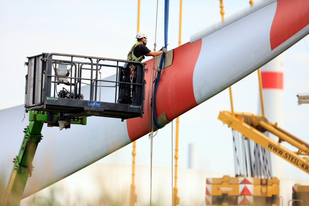 Wind farm in Cheinitz