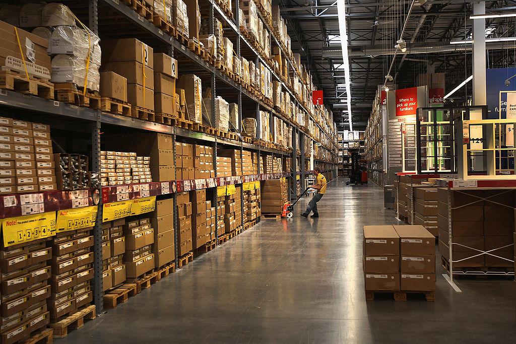 Customers Line Up For Opening Of Ikea Store In Colorado