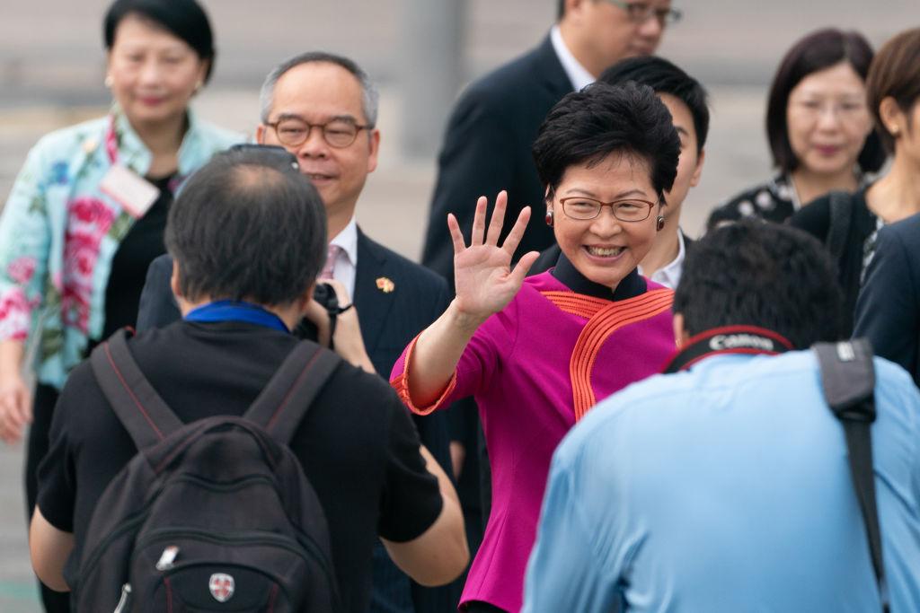 Hong Kong Marks The Founding Of The People's Republic of China