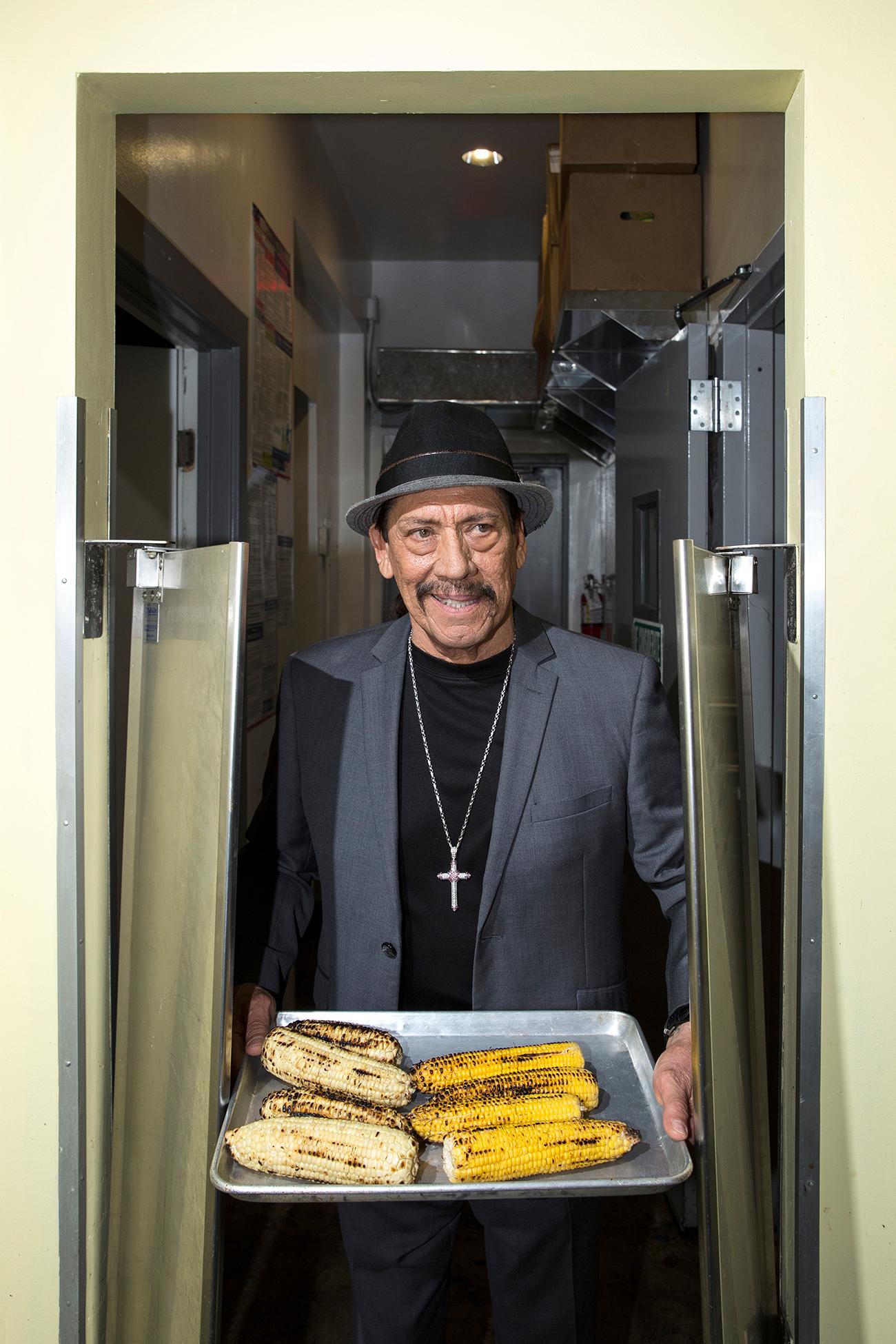 Danny Trejo-Trejos Tacos-Corn