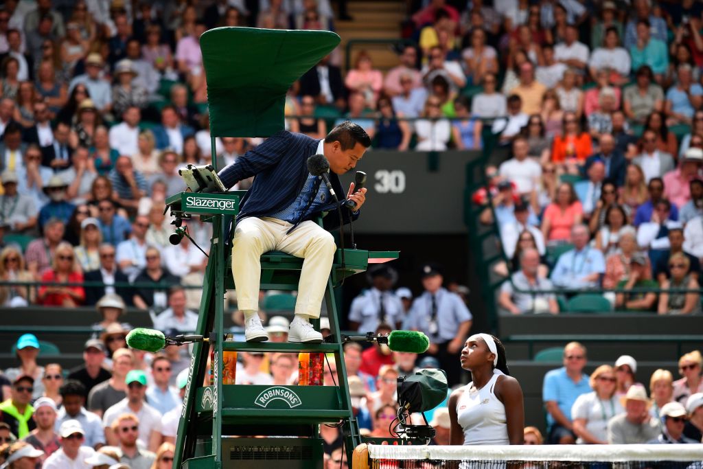 Wimbledon 2019 umpire serena