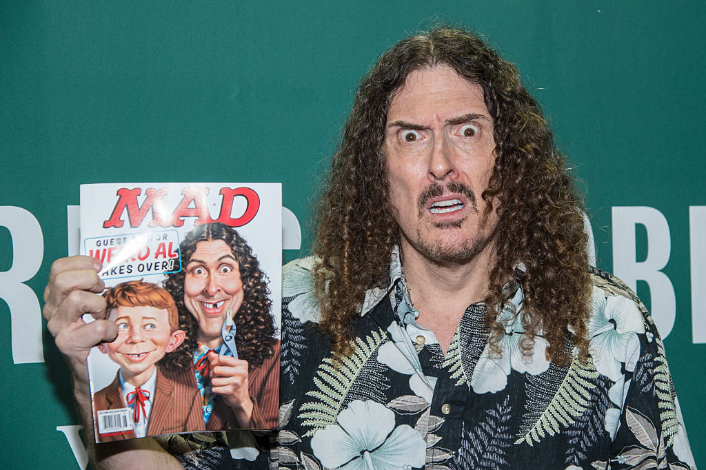 Wierd Al Yankovic with Mad Magazine