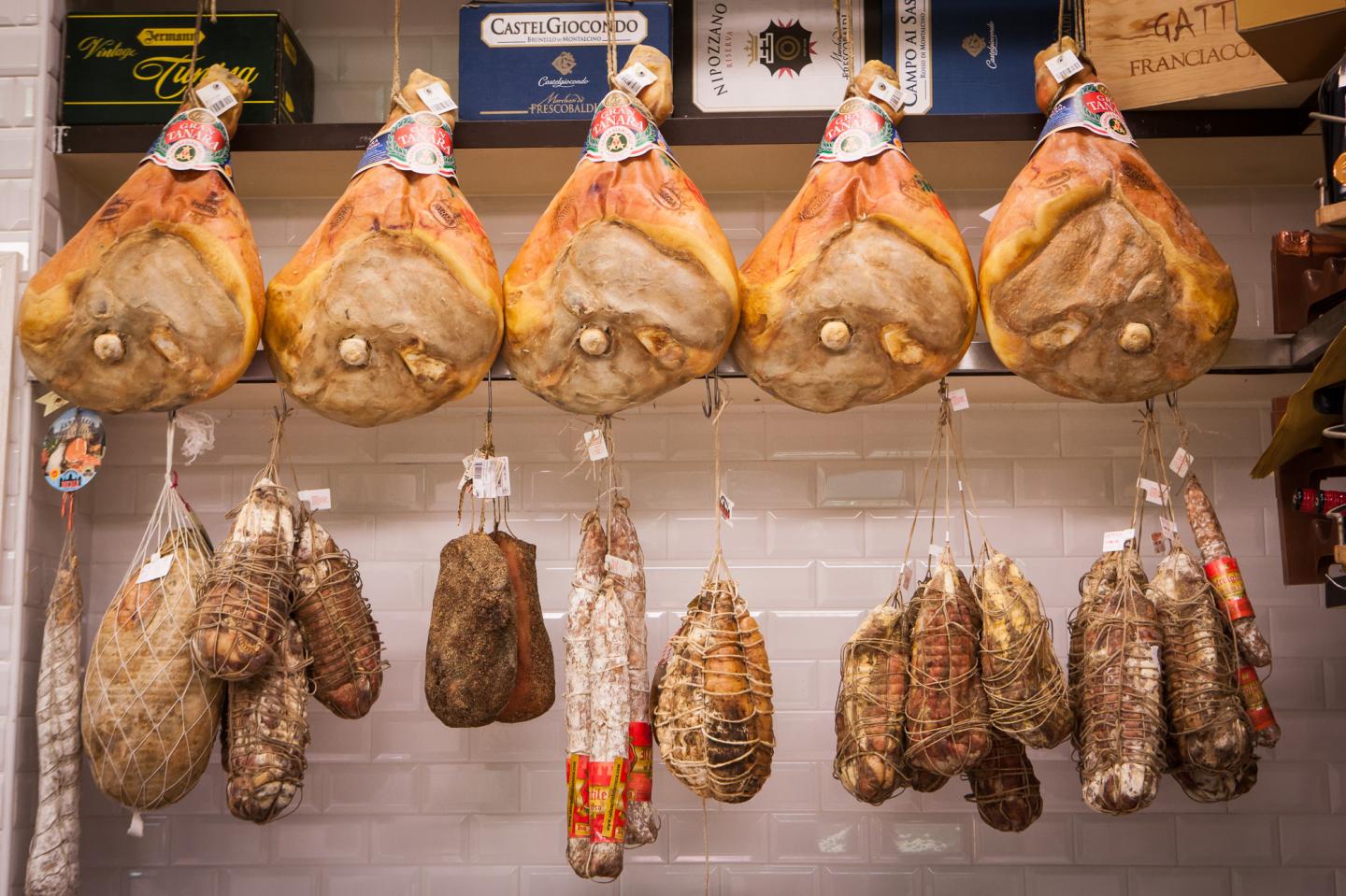 Mercato Albinelli-Modena Italy-Prosciutto Butcher