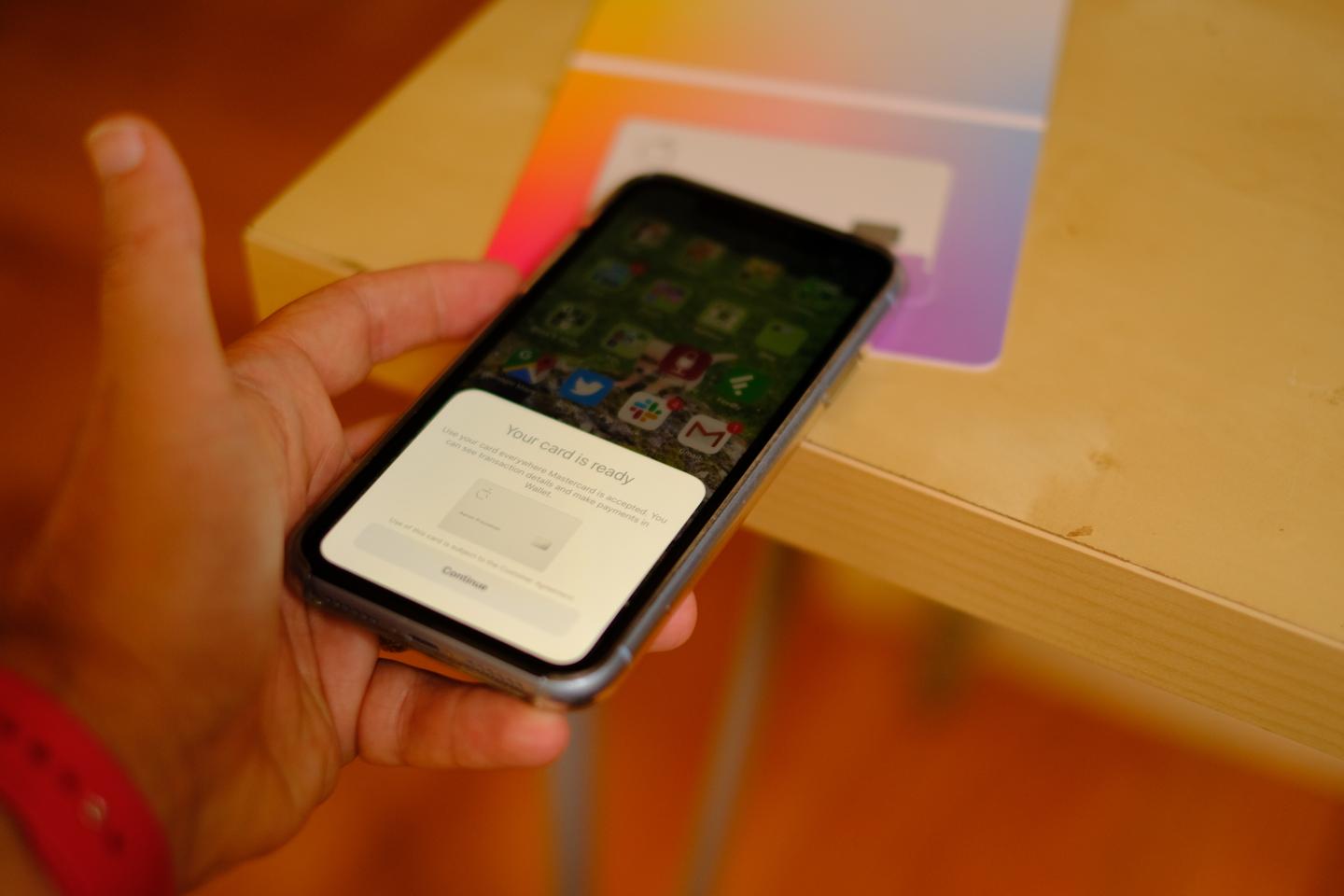 activating an apple card with an iphone