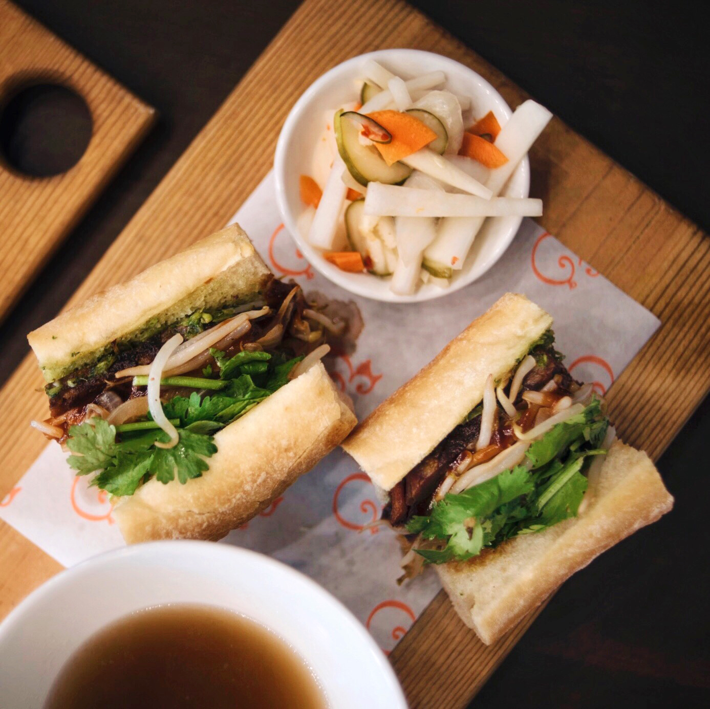 Honolulu Restaurants-Pig and the Lady-French Dip Bahn Mi
