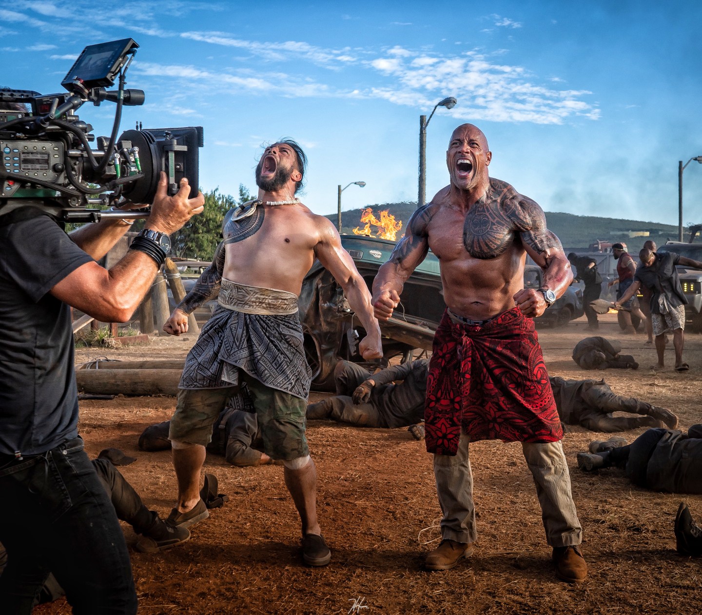 Roman Reigns, Dwayne Johnson