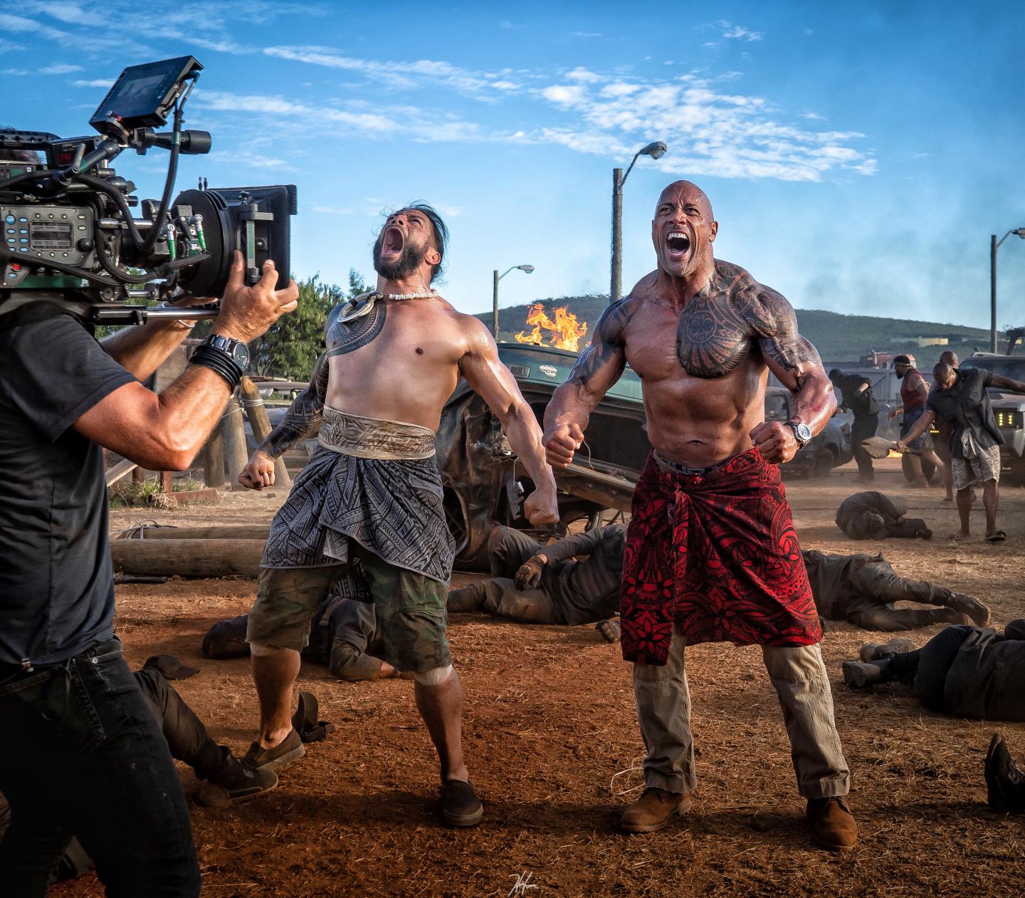 Roman Reigns, Dwayne Johnson