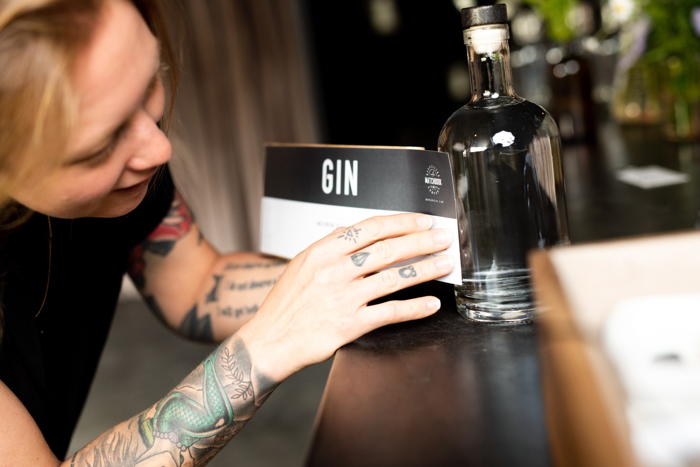 Signature Spirits-Matchbook Distillery Labels