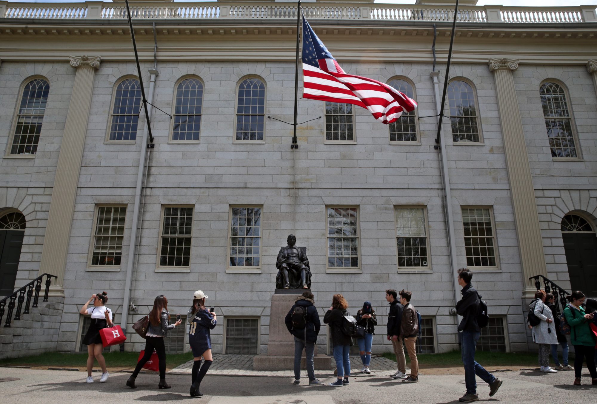 harvard yard at harvard university