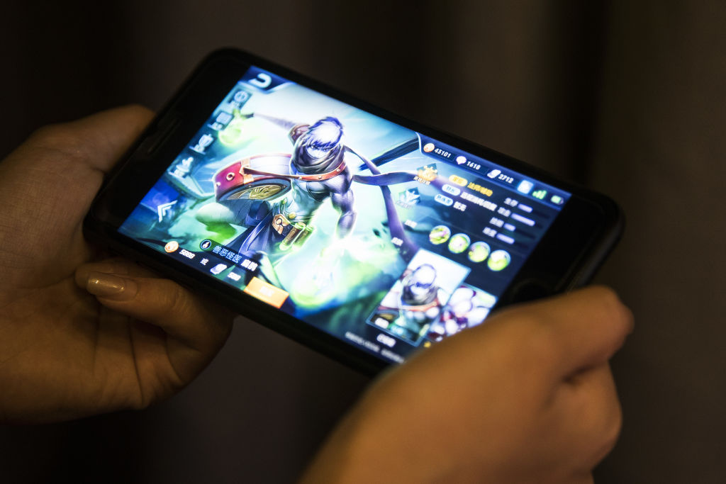 An avatar is displayed in the Honour of Kings mobile game. The game became a smash hit in China