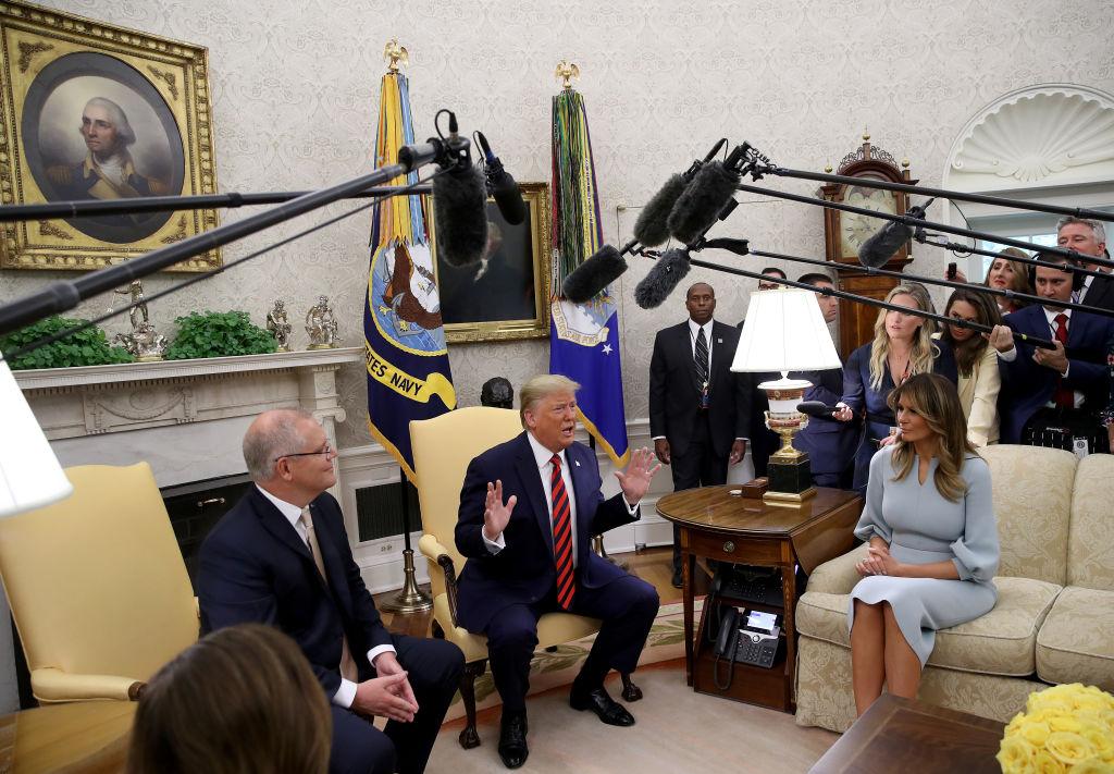 President Trump Welcomes Australian Prime Minister Scott Morrison To The Washington On State Visit