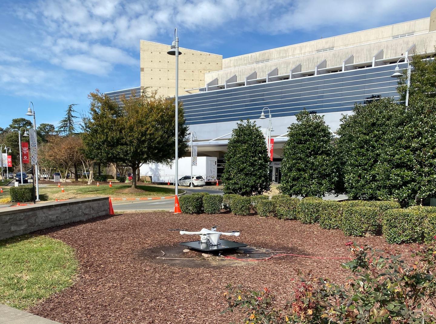 wakemed hospital drone