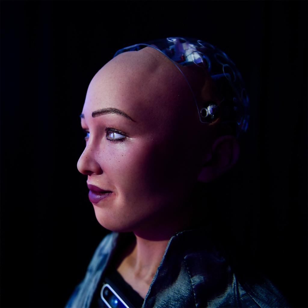 Quite lifelike: Sophia the Robot.
